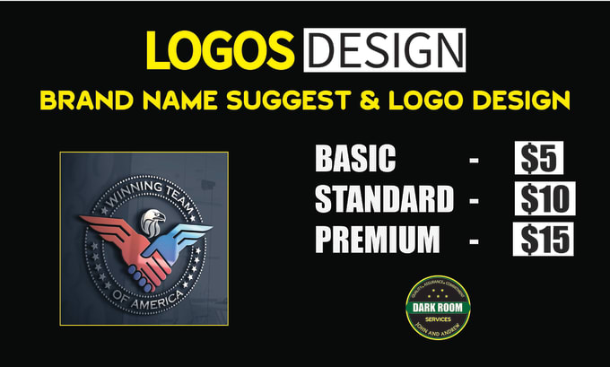 Gig Preview - Suggest brand name with free customized logo and business card