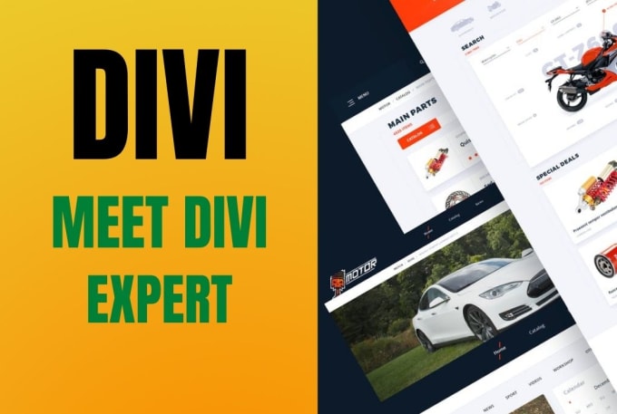 Gig Preview - Create wordpress website with divi theme or divi builder