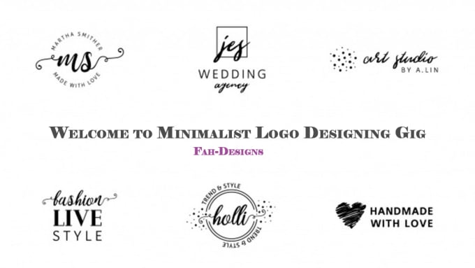 Gig Preview - Design attractive and unique minimalist logo for you