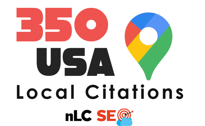 Gig Preview - Build 350 USA local business citations listing for local seo