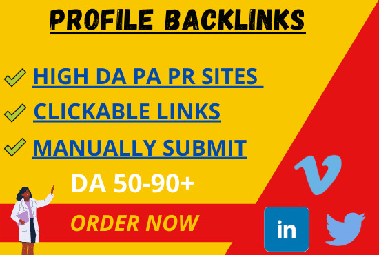 Bestseller - build manually 300 high da pa profile backlinks