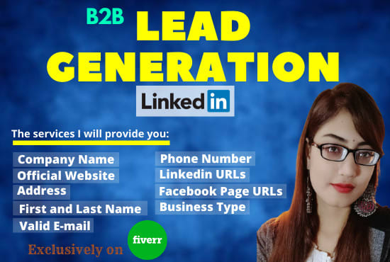 Gig Preview - Do b2b lead generation for your business