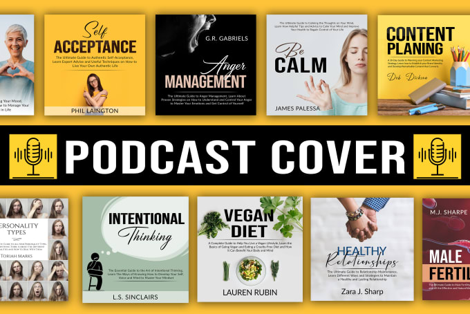 Gig Preview - Design a professional podcast cover art