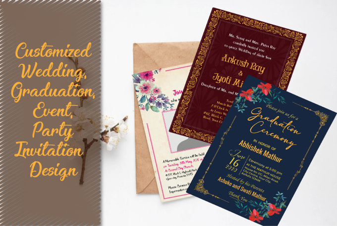 Gig Preview - Design any invitation design, booklet, catalog and menu card