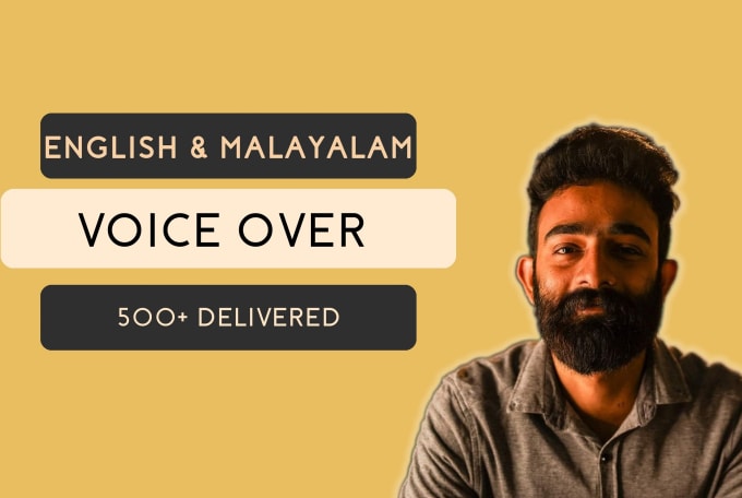 Bestseller - do english, malayalam voice over in 24 hours with revisions