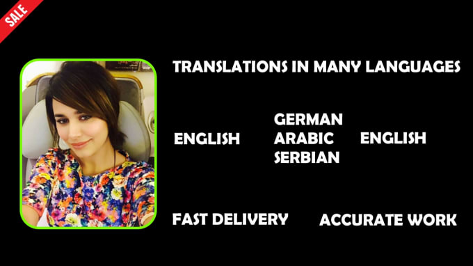 Gig Preview - Provide high quality translation in many languages