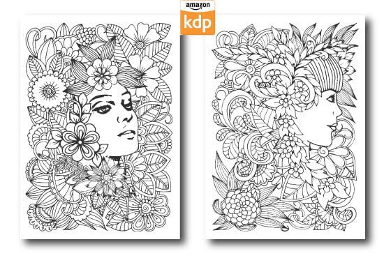 Gig Preview - Make adult coloring book pages