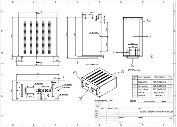 Gig Preview - Do 3d models and 2d drawings,blueprints in solidworks, fusion 360