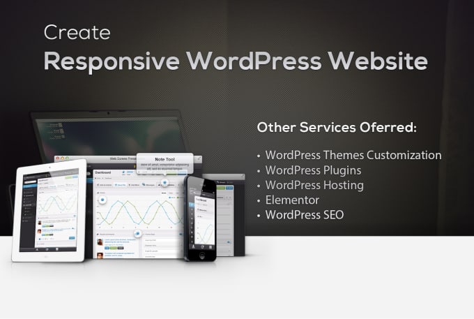 Gig Preview - Design a responsive wordpress website