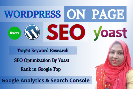 Gig Preview - Do wordpress on page SEO by yoast for rank in search engine