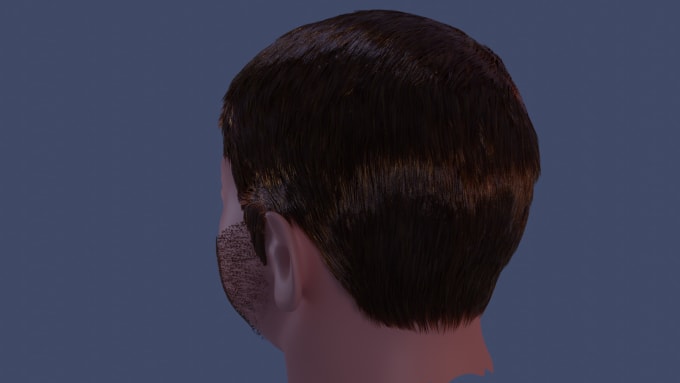 Gig Preview - Create realist 3d hair models for any 3d characters