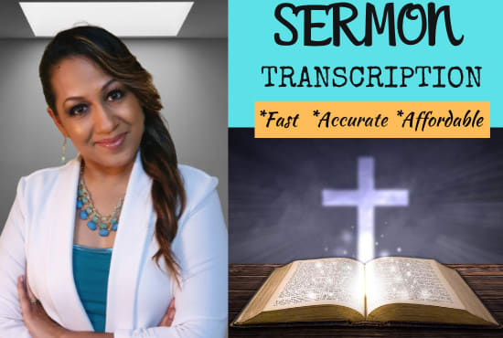 Gig Preview - Deliver transcripts for your church sermons