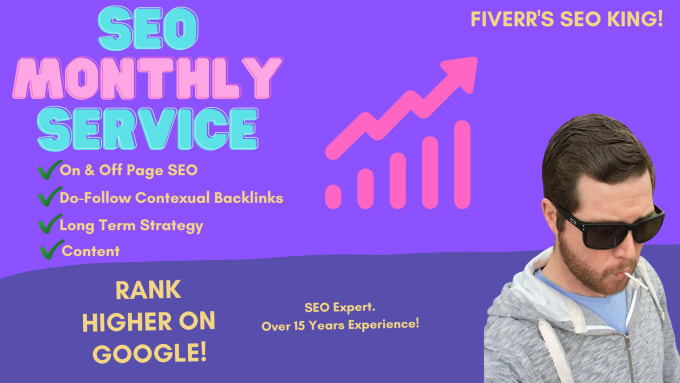 Gig Preview - Optimise your website with SEO to rank higher