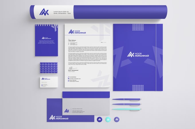 Gig Preview - Design professional branding stationery for your business