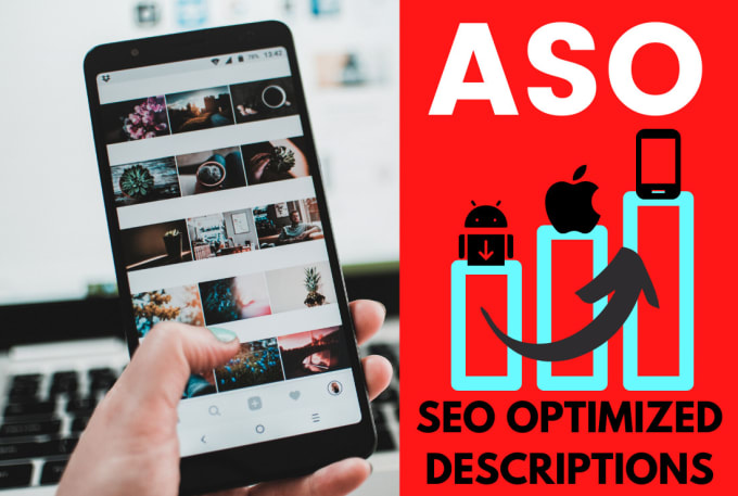 Gig Preview - Rank android apps via aso and seo optimize app descriptions