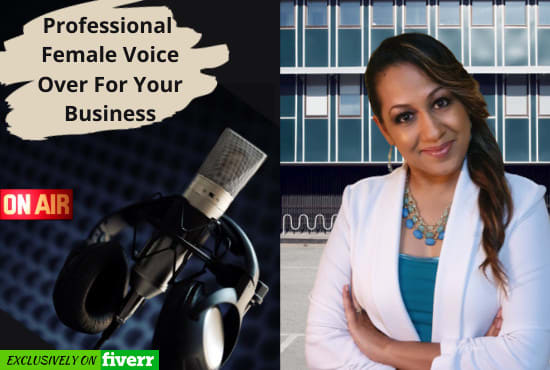 Gig Preview - Record a clear rich warm female voiceover for your business