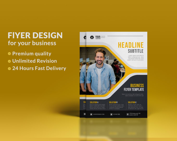 Gig Preview - Design business flyer or brand flyer within 24 hours