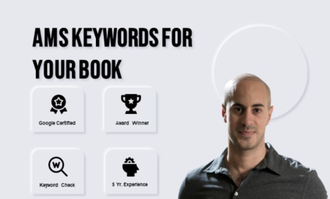 Gig Preview - Develop a list of targeted ams keywords for your book