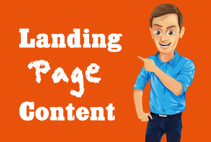 Gig Preview - Write engaging content for  landing page