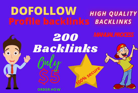 Gig Preview - Seo type profile backlink