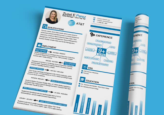 Gig Preview - Design killer professional CV, resume and cover letter