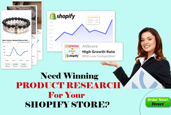 Gig Preview - Do shopify winning product research for dropshipping store