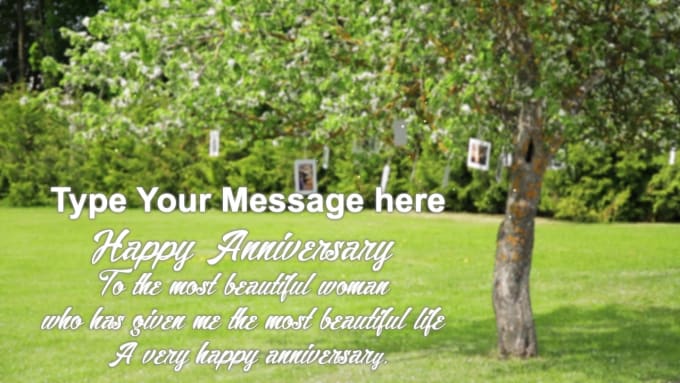 Gig Preview - Create a anniversary video or birthday video gift