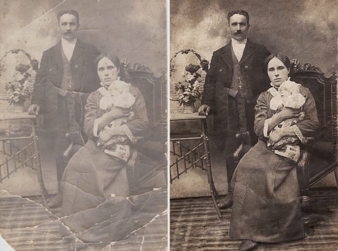 Gig Preview - Restore, repair, fix damaged photo