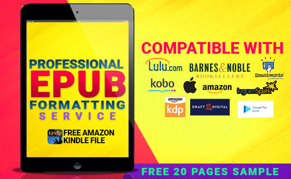 Gig Preview - Do kindle formatting, ebook formatting and paperback book formatting for KDP