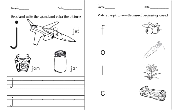 Gig Preview - Design custom worksheets and printables for all subjects