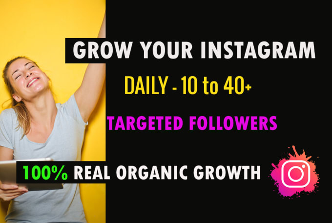 Gig Preview - Organically grow your instagram account for organic growth