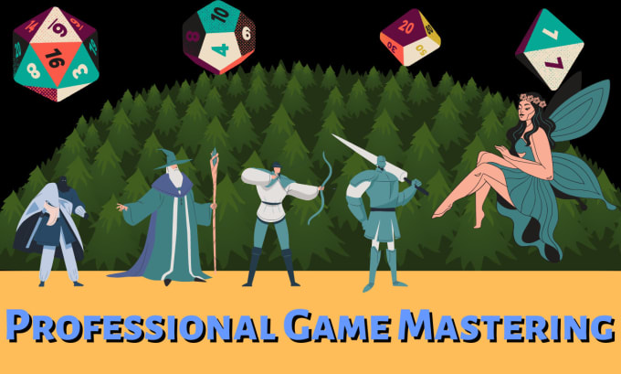 Gig Preview - Dungeon master a roleplaying game for you