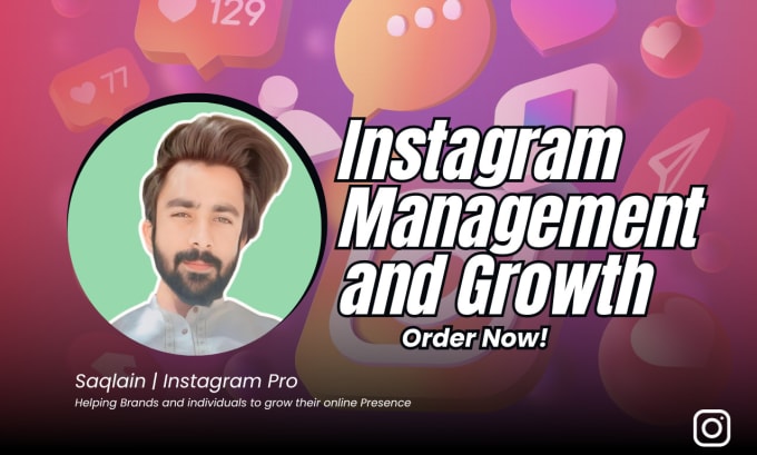 Gig Preview - Professionally grow and manage your instagram organically