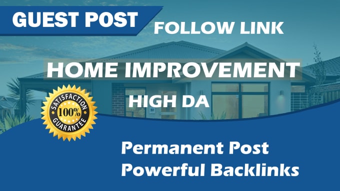 Gig Preview - Do guest post on UK home improvement sites