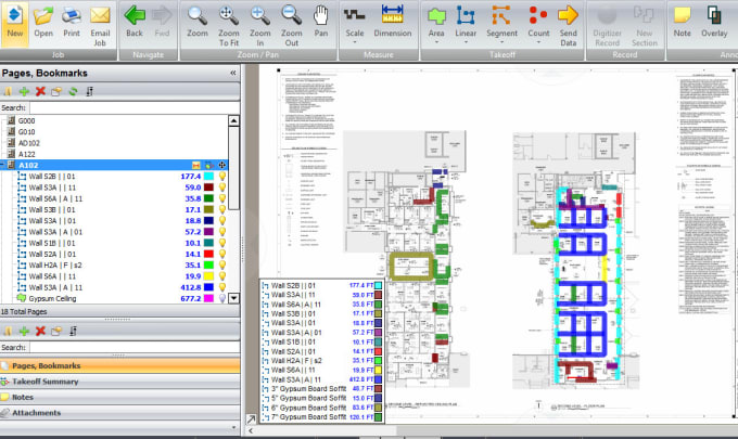 Gig Preview - Do drywall takeoff and estimate for buildings