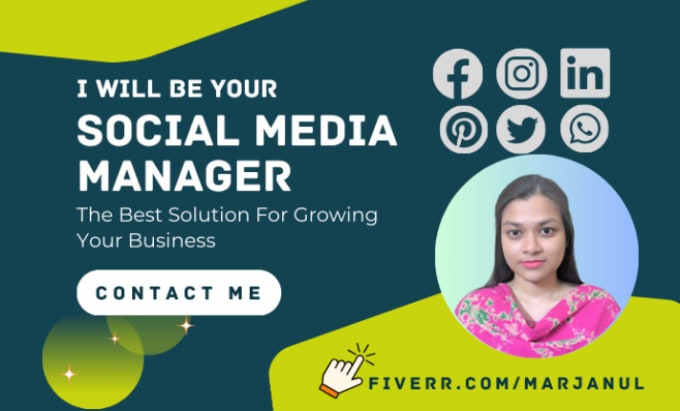 Gig Preview - Be your social media manager and content creator