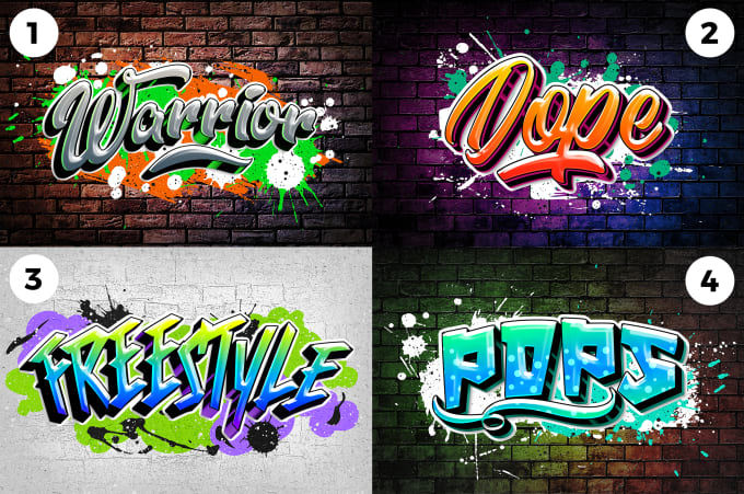 Gig Preview - Do amazing graffiti typography logo