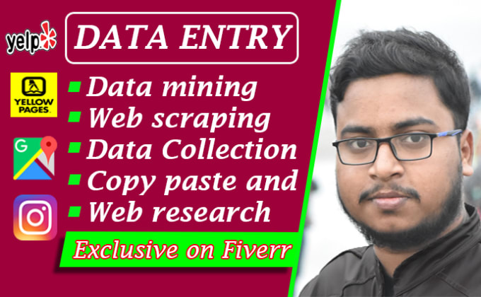 Bestseller - do data entry, data mining, web scraping, and web research