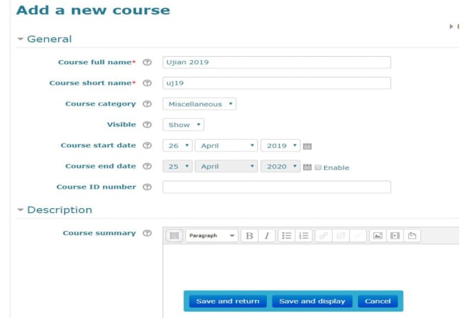 Gig Preview - Setup course for your moodle site