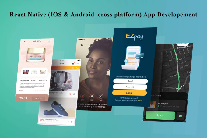 Gig Preview - Do mobile app development, creating a mobile app as a react native app developer