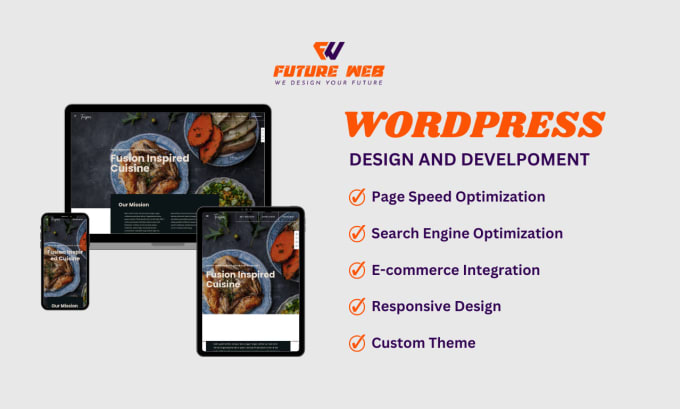 Gig Preview - Create a modern and responsive wordpress website for you