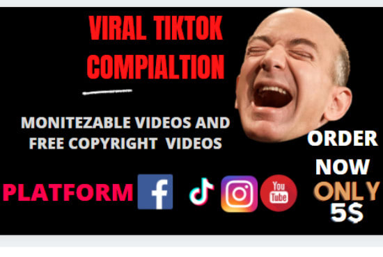 Gig Preview - Make tik tok videos compilation and other compilation