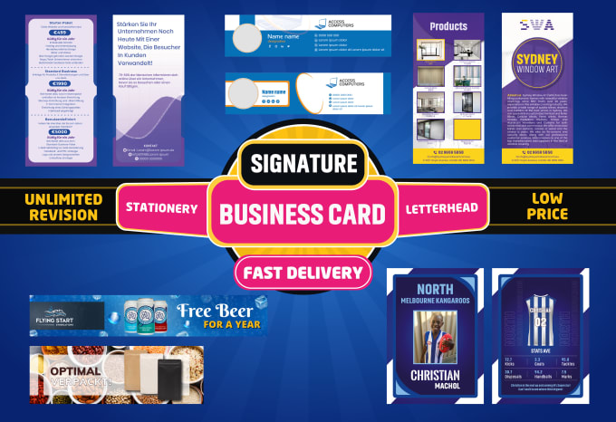 Gig Preview - Do business card or email signature, letterhead, stationery