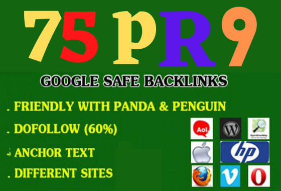 Bestseller - do 75 pr9 high quality backlinks SEO