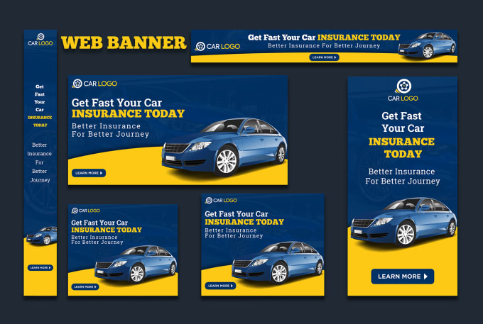 Gig Preview - Do web banner design, display ads, google adwords, youtube channel art