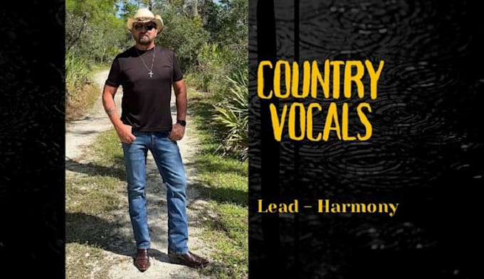 Gig Preview - Be your male singer for your country song