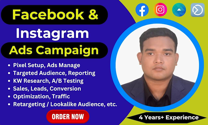 Gig Preview - Create professional facebook ads campaign