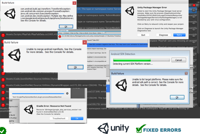 Gig Preview - Fix unity game bugs