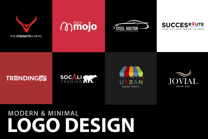 Gig Preview - Design 2 unique and modern logo for you