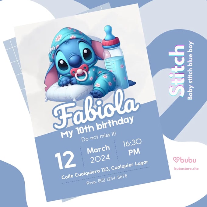 Gig Preview - Design birthday invitation editable in canva